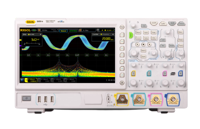 RIGOL DS7014 - 100MHz Digital Oscilloscope with 4 Channels, 10GS/s Sampling