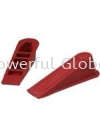 Rubber Door Wedge Stopper Red Ind. Rubber Parts