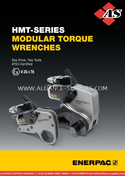 ENERPAC HMT-SERIES MODULAR TORQUE WRENCHES (One Drive, Two Tools, ATEX-Certified)