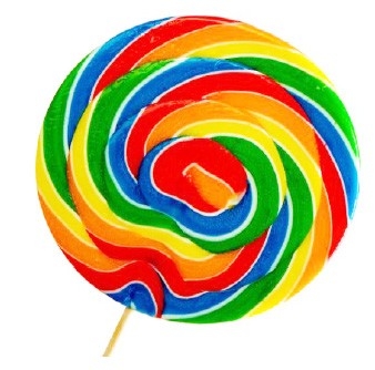 Mini Kungfu Lollipop (Rainbow)