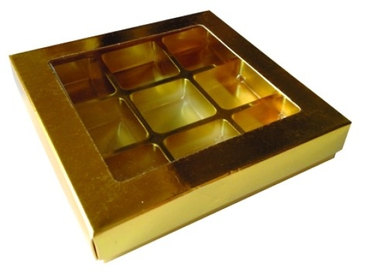 Z6 - 9 Cavities Gold Tray