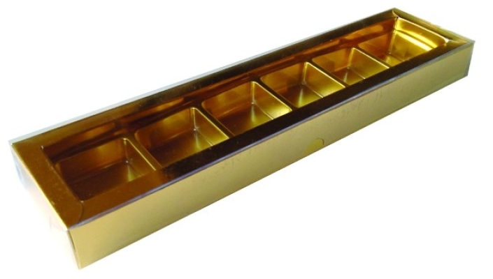 Z5 - 6 Cavities Gold Tray