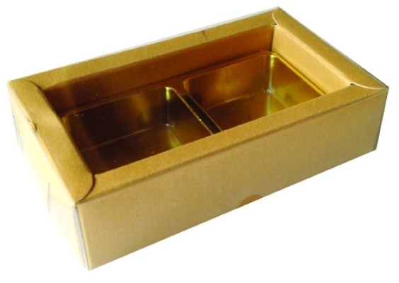 Z1 - 2 Cavities Gold Tray