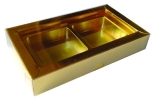 Z13 - 2 Cavities Oreo Gold Tray Gift Box Packaging