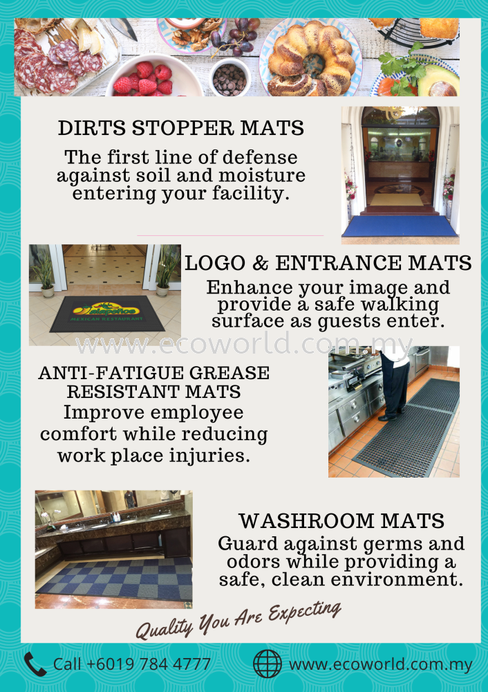 Restaurant Floor Mat Guides