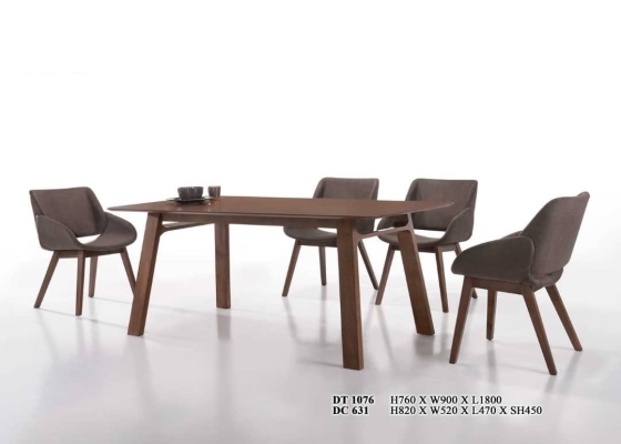 Dining Set : DT 1076 & DC 631