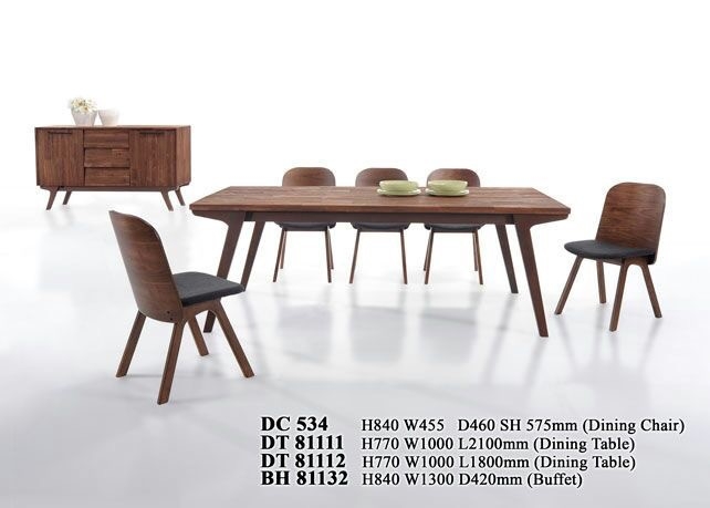 Wooden Dining Set : DC 534, DT 81111, DT 81112 & BH 81132 8 Seater Wooden Dining Set Dining Furniture Choose Sample / Pattern Chart