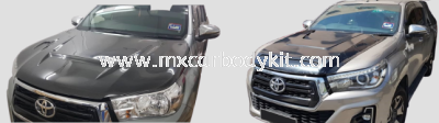 TOYOTA HILUX REVO ROCCO 2018 CARBON FIBER FRONT BONNET & SCOOP