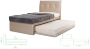 GB174C Aero Bed Frame  Bedroom Set