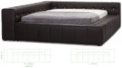 GB175 Stachy Bed Frame  Bedroom Set