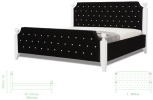 GB184 Modi Bed Frame  Bedroom Set