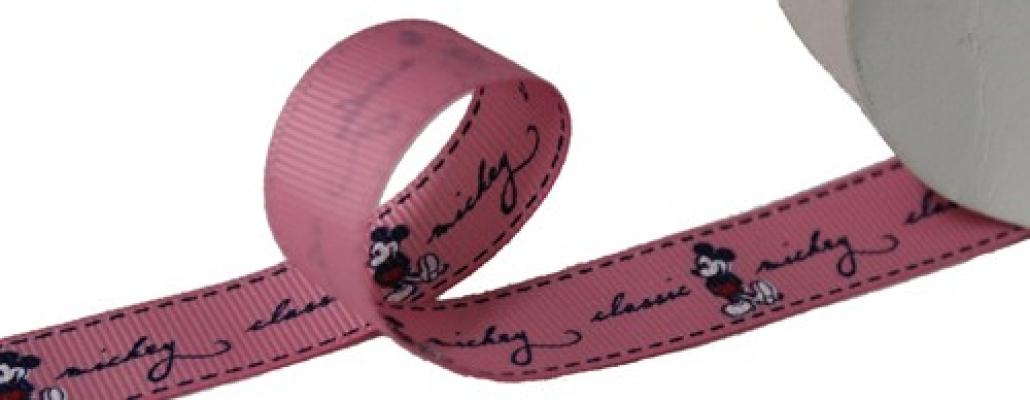 Ribbon - Mickey Mouse Pink