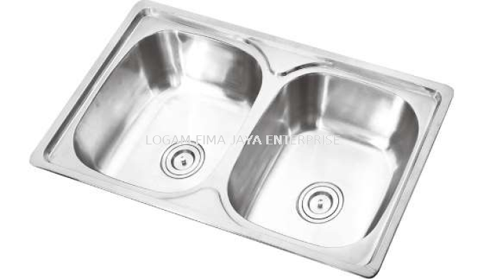 Double Bowl Kitchen SInk With Waste