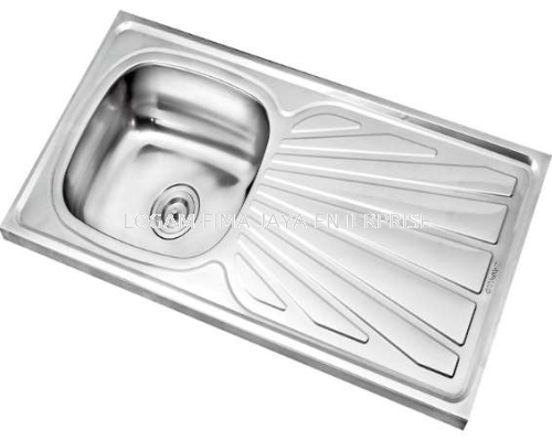 Single Bowl Kitchen Sink With Waste 1060x460x140