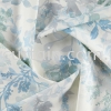 Premium European 100% Cotton Curtain 2 Colours Protea 02 Azure Floral Curtain Curtain