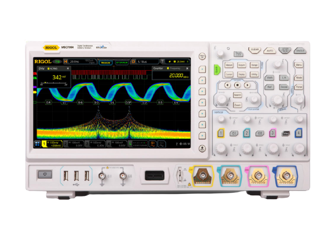 RIGOL MSO7054 - 500MHz MSO with 4 Analog and 16 Digital Channel, 10GS/s Sampling