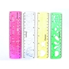 Stencil Ruler 15 cm  (4 in 1 Pack) Ruler & Sharpeners School & Office Equipment Stationery & Craft