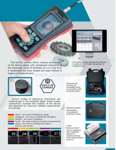 Built In Camera Hardness Tester 