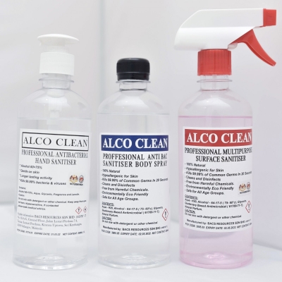 ALCO CLEAN SANITISER BUNDLE 500ml