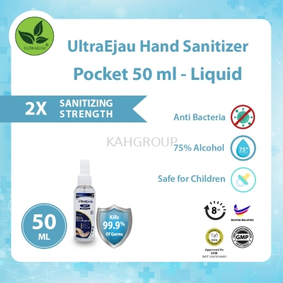 UltraEjau Hand Sanitizer Pocket 50ml - Liquid