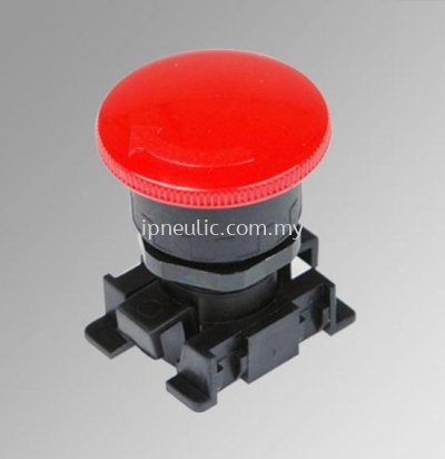 ACCESSORIES-- RED MUSHROOM-HEAD PUSH BUTTON LOCK &#248;40