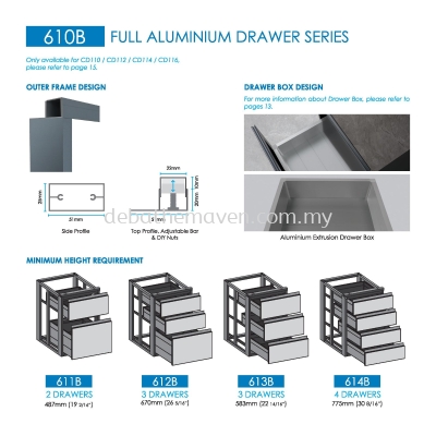 BRAND: VITALLY (Aluminium Cabinet&Drawer)