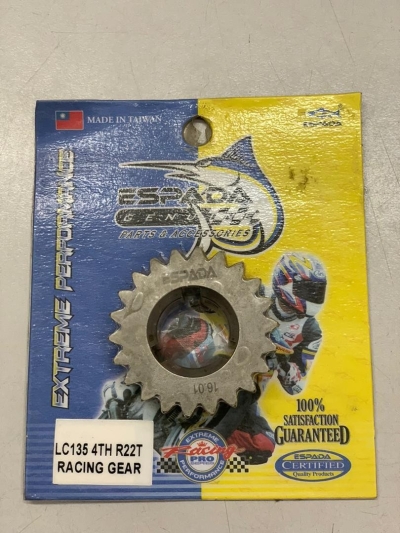 LC135-ES 4S 2S6 Manual Racing Primary Gear 22t ESPADA IKK OKO HPSP 135LC 4SPEED