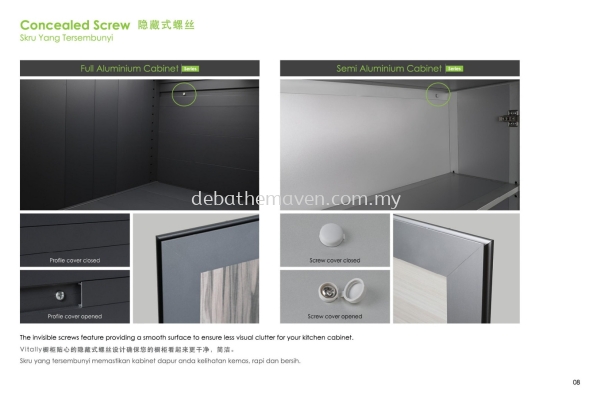 BRAND: VITALLY (Aluminium Cabinet/Drawer)