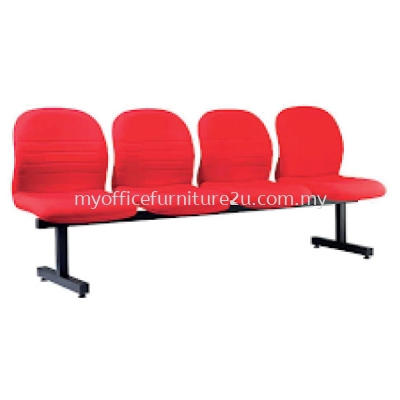 LC604A Link Chair Four Seater without Armrest Fabric