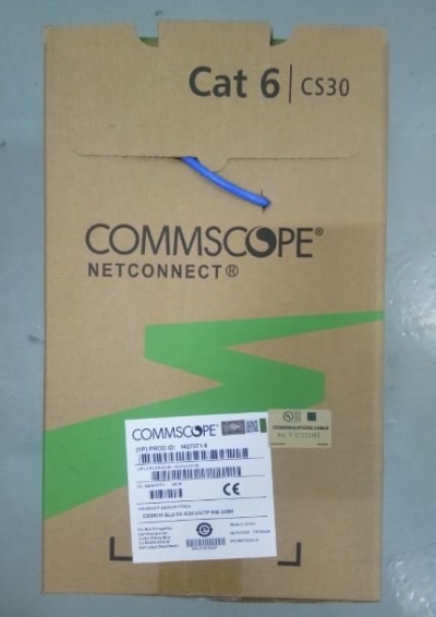 Commscope Cat6 4P,UTP,24AWG, 75C,CM,BL, 305mtr