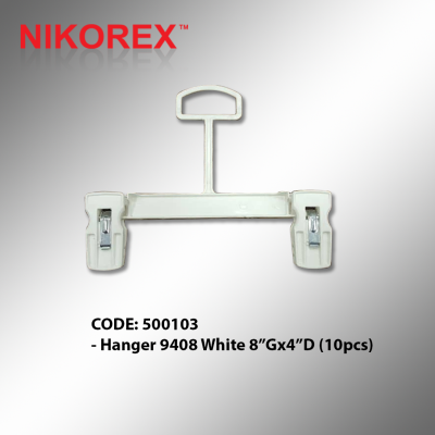 500103 - Hanger 9408 White 8Gx4D (10pcs)