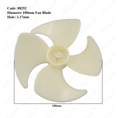 (Out of Stock) Code: 88252 Diameter 100mm Fan Blade