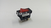 06085622 ES-307N/2D (DC / RED) ROCKER SWITCH SWITCHES PROJECT COMPONENTS 