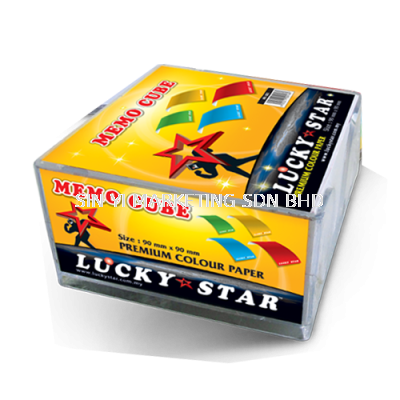 Lucky Star Memo Cube -  450's (White)