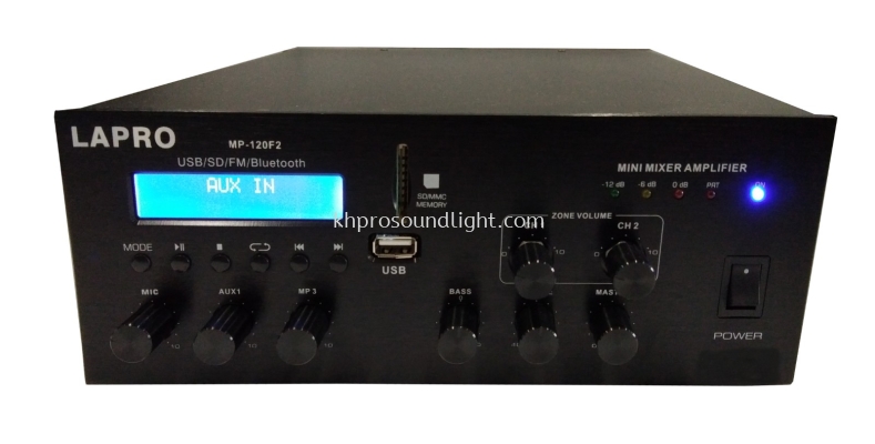 PA AMPLIFIER MP-120F2 ( 2 ZONE)