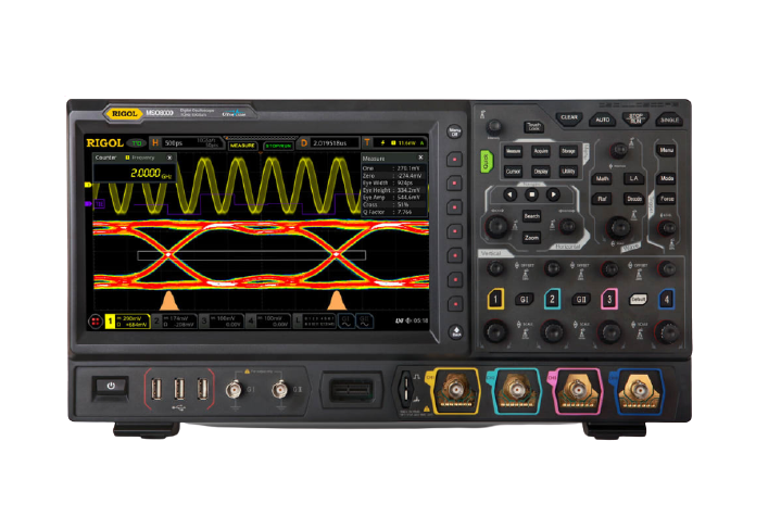 rigol mso8064 - 4 channel/600mhz digital oscilloscope