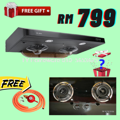 Hood and Gas Cooker Set Good Quality