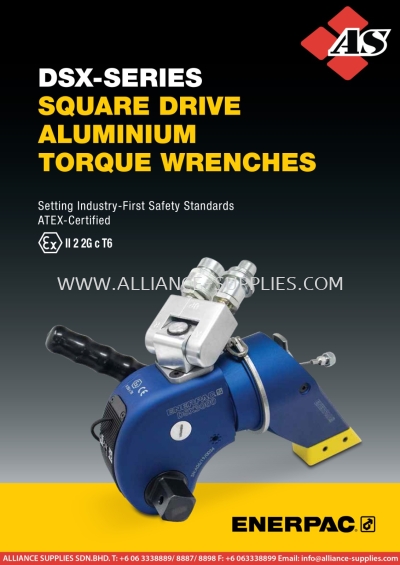 ENERPAC DSX-Series Square Drive Aluminium Torque Wrenches