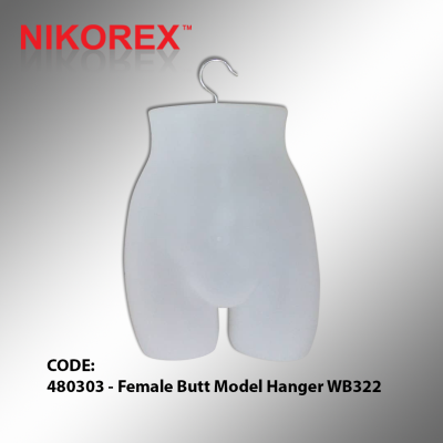 480303 - Female Butt Model Hanger WB322