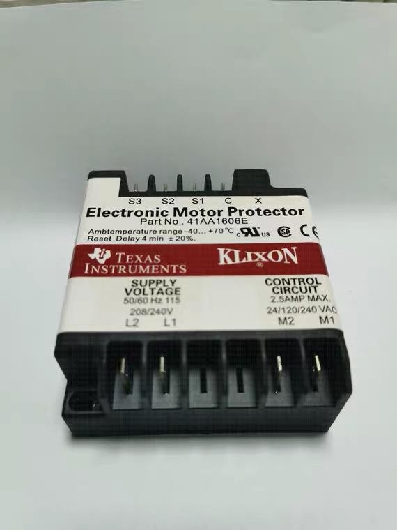 TEXAS INSTRUMENTS ELECTRONIC MOTOR PROTECTOR P/N : 41AA1606E (REPLACED : KRIWAN INT369R)