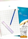 Uni A4 Graph Notebook 80 Pages Graph Paper Paper Product Stationery & Craft