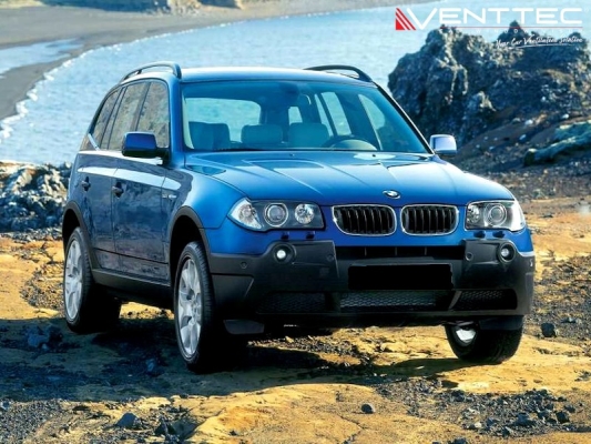 BMW X3 (E83) 2003 - 2010 = VENTTEC DOOR VISOR