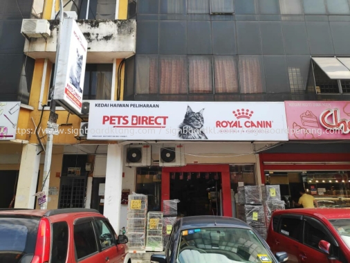 pet direct normal light box signage signboard at shah alam 