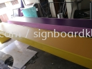 Ultimate Print Sdn Bhd  giant big 3d aluminium box up LED conceal lettering sigange signboard and light box project at shah alam  Aluminum Big 3D Box Up Lettering Sigange