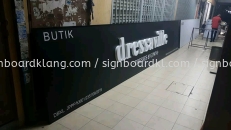 Dressaville 3D LED channel box up lettering signboard signage at kuchai lama Kuala Lumpur