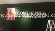 Seong Henng 3D LED channel box up letttering at rawang Kuala Lumpur 3D CHANNEL LED SIGNAGE