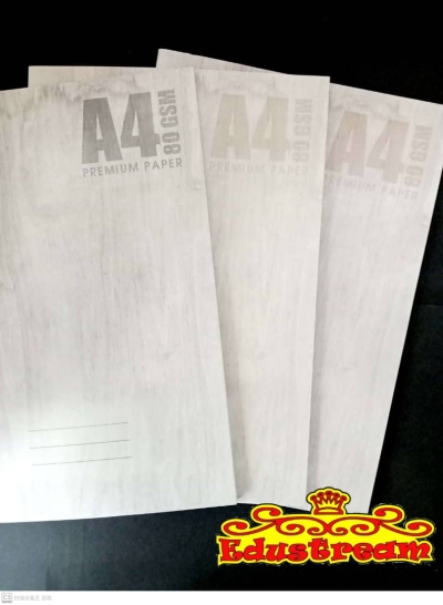 Paper One A4 Single Line Notebook 80GSM