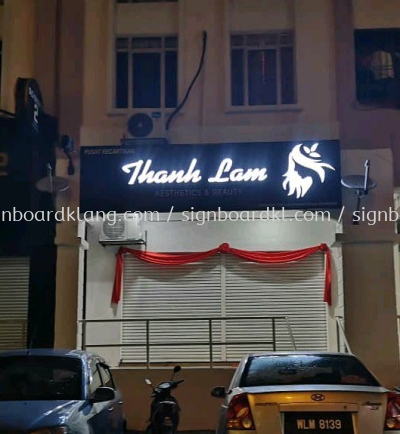 thanh lam Solon 3D led box up channel lettering signage signboard at meru klang 