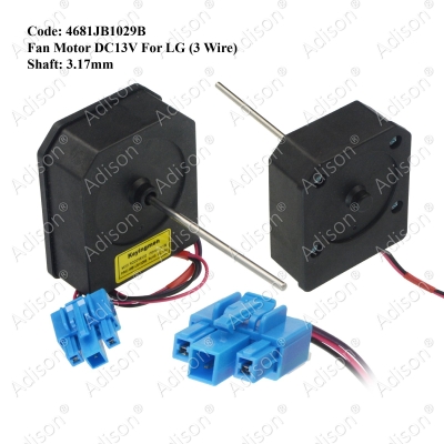 Code: 4681JB1029B Fan Motor DC13V LG