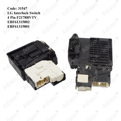 Code: 31547 WD-N213D6 LG Interlock Switch 4 Pin